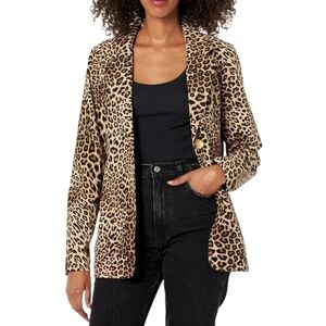 Dex leopard Print cardigan Boxy‎ Comfy Cozy plus size 2X New